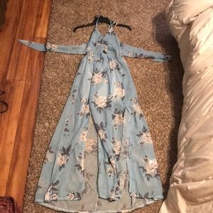 Flowered maxi dress 🦋